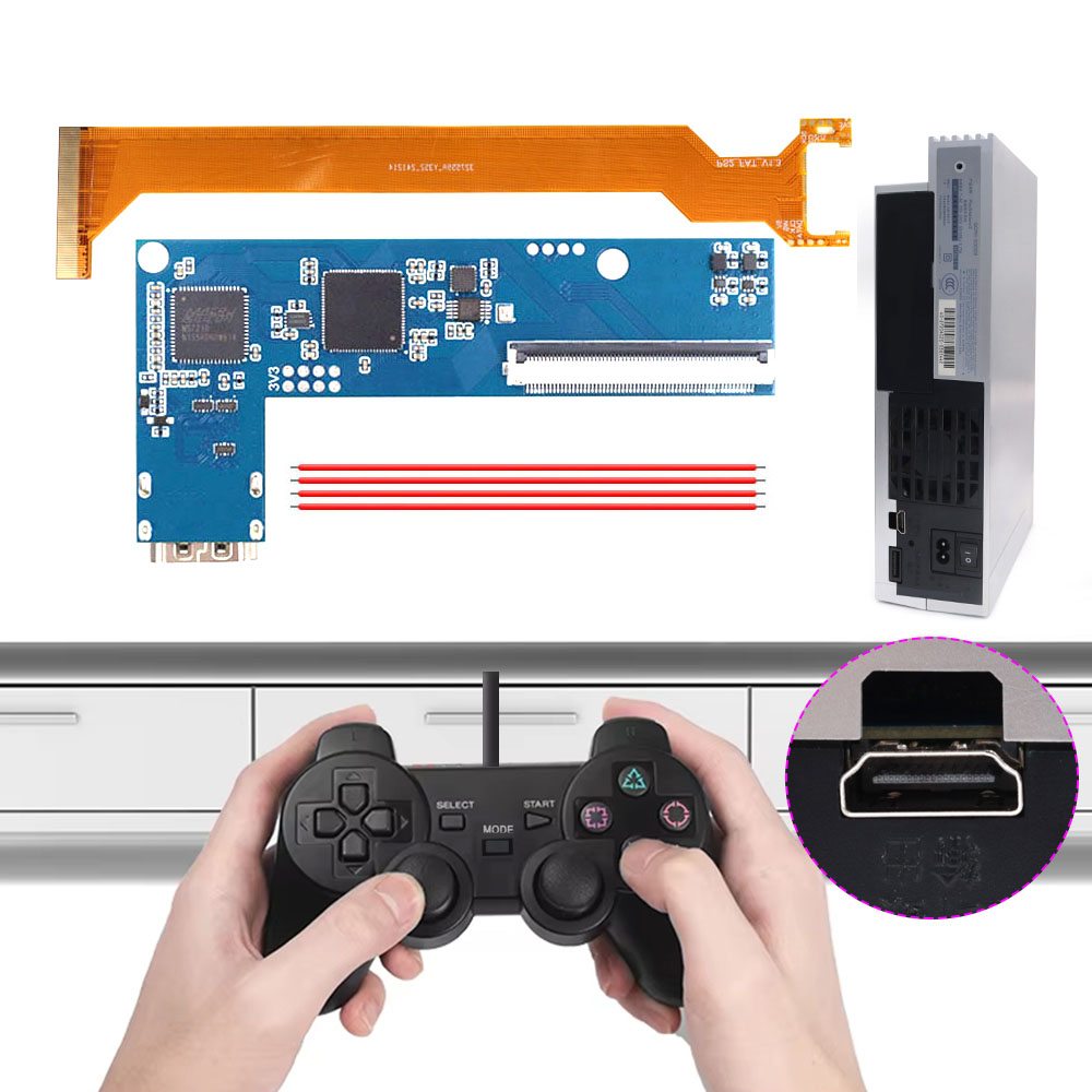Retro Gaming Hdmi - Cyfrowy mod HDMI 1080P do Sony