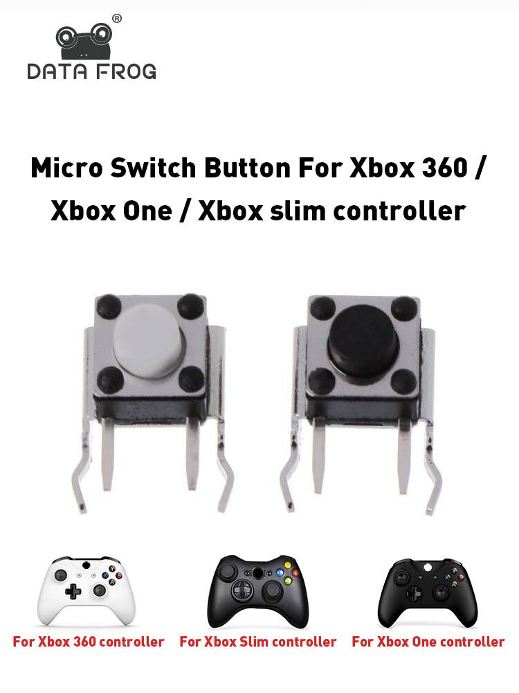 Retro Gaming Xbox 360 - DATA FROG 10 sztuk wymiennych przycisków