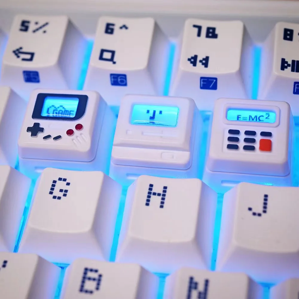 Retro Gaming Box - Zestaw klawiszy K-04 3-w-1 w stylu