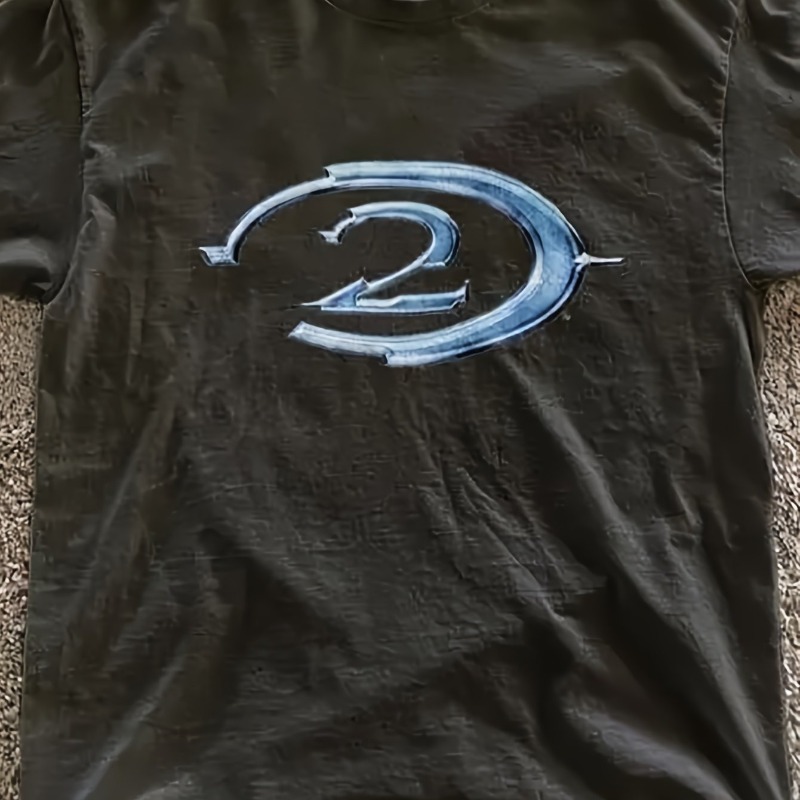 Retro Gaming Shops - Koszulka męska Retro Halo 2 dla