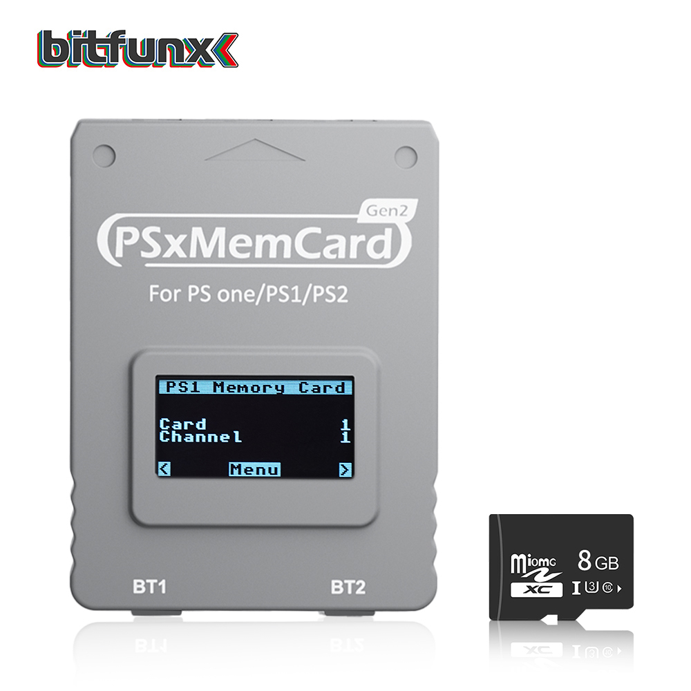 Retro Gaming Usb Stick - Bitfunx PSxMemCard Gen2 Store Zapisy gier