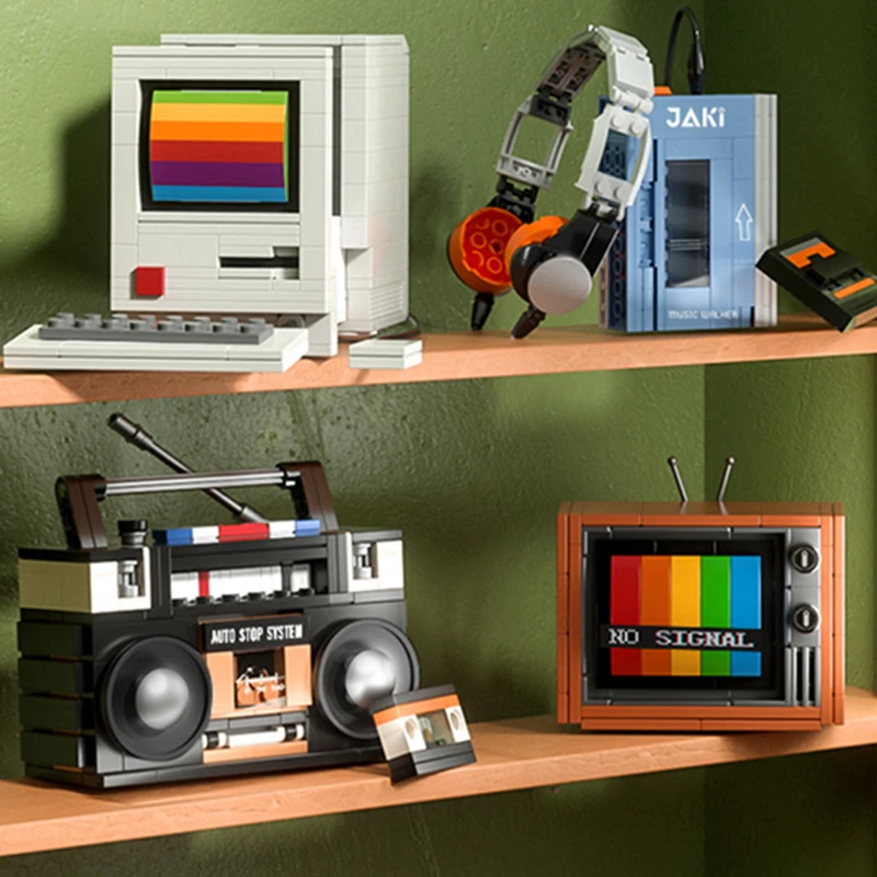 Retro Gaming Console Lego - DIY Retro urządzenia elektryczne meble TV