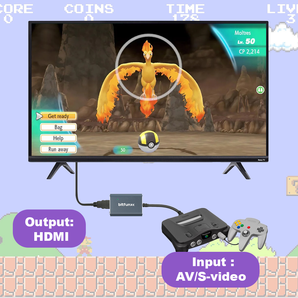 Bitfunx 720P Adapter S-Video / – Retro Gaming Hdmi recenzja i cena