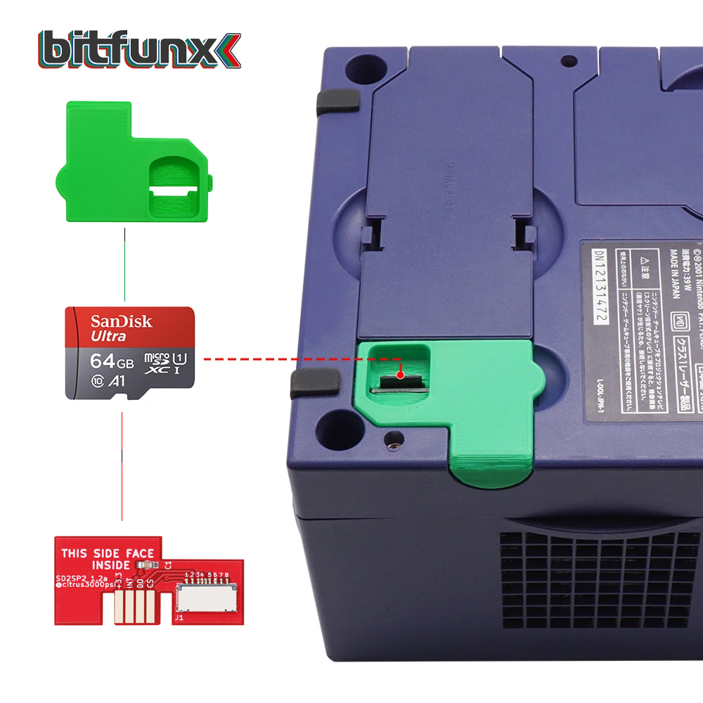 Bitfunx 3D Pinted SD2SP2 Cover – Retro Gaming Usb Stick recenzja i cena