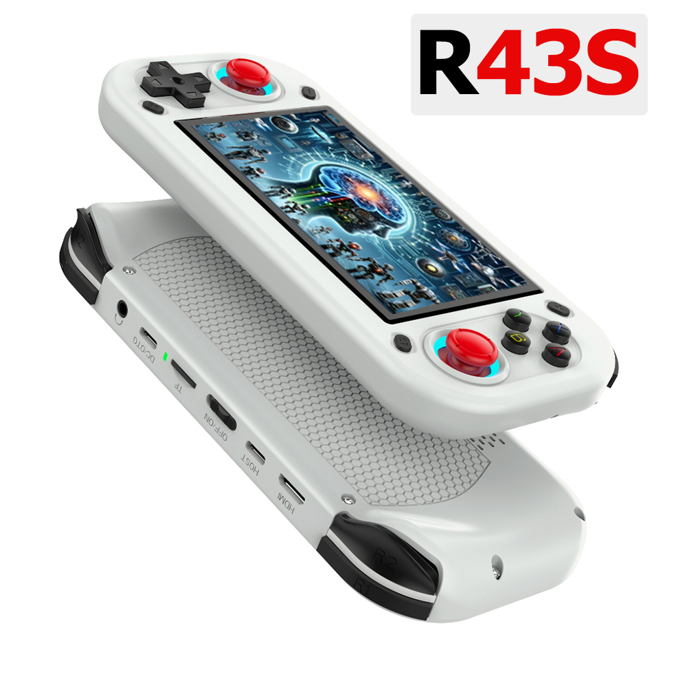 R43S Retro przenośna konsola d – Retro Gaming Laptop recenzja i cena