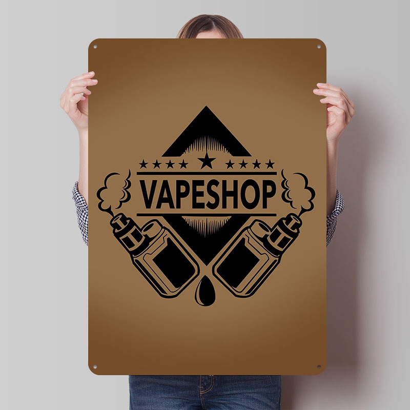 Plakaty z logo sklepu z vape,  – Retro Gaming Shops recenzja i cena